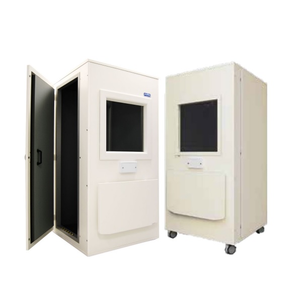 Cabina Sonoamortiguada Portatil mod. PRO 25 de 96 x 96 x 197 cm Atenuacion hasta 43 dB