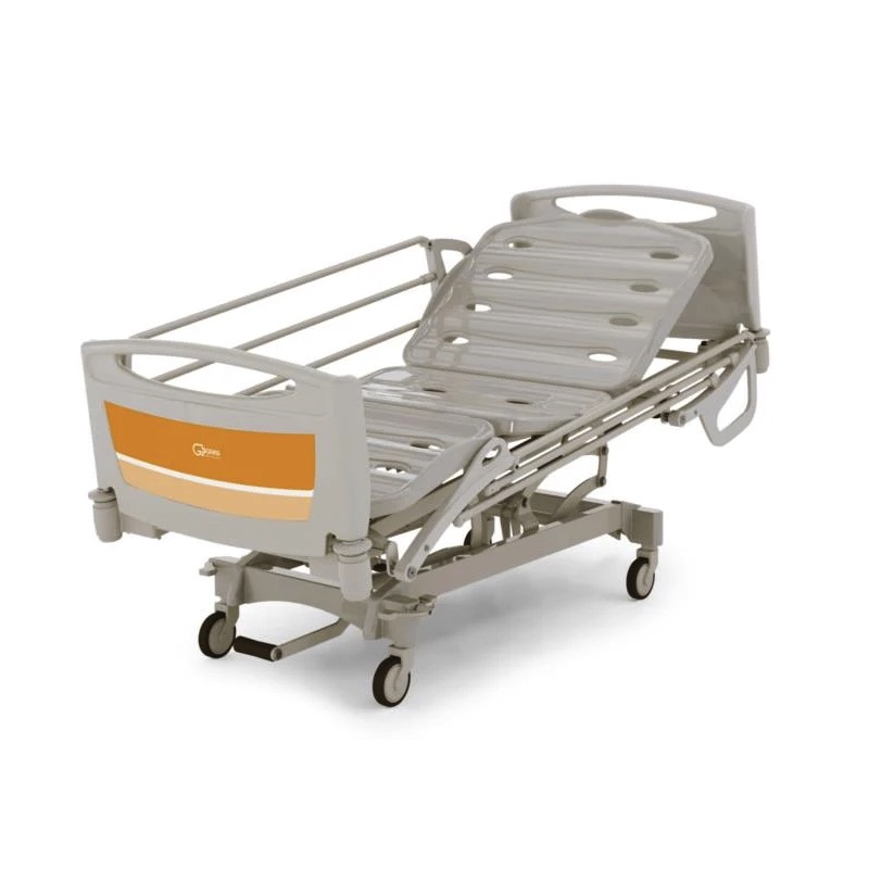 Cama para hospital electrica de 4 secciones altura variable en malla  de acero Mod. THEOREMA 