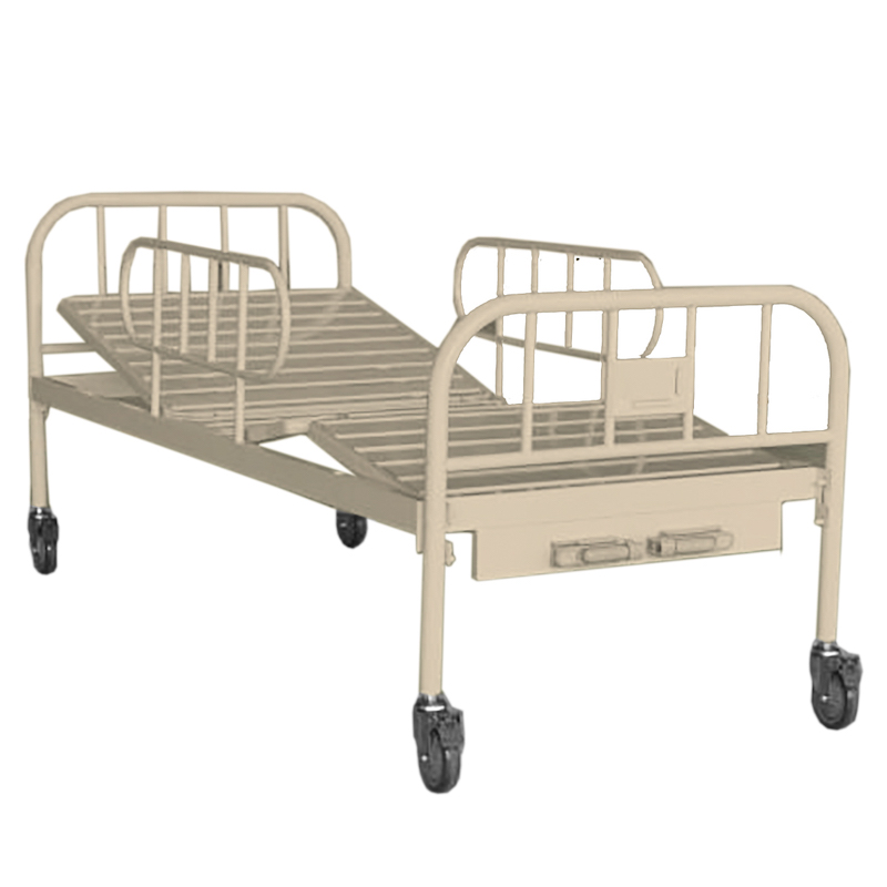 FL-Cama para hospital manual con ruedas