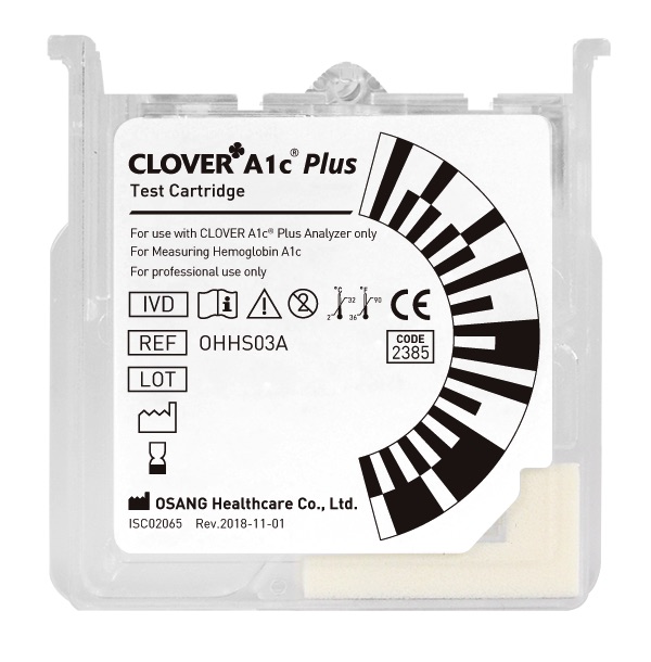 Cartucho de prueba de paciente para Clover A1C Plus, caja con 10 piezas