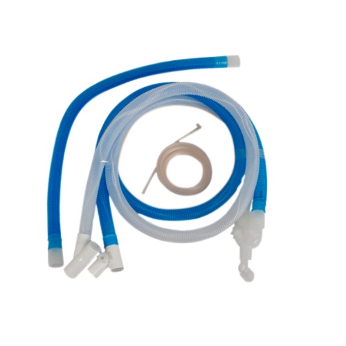 Circuito para ventilador infantil con cable calefactor en las vías inspiratorias y espiratorias Cat. RSP-RSPVA422324 RESPIFIX
