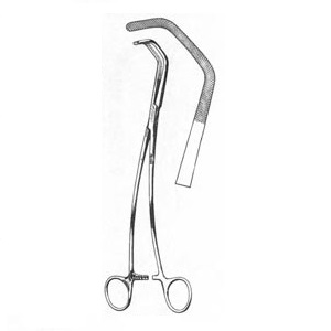 Clamb Debakey-Satinsky vena cava 10 3/4" (27.3 cm) mandíbula interna 32 mm x 9mm