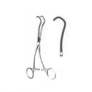 Clamp De Cooley-Derra Pediatrico De 6 1/2 Pulg (16.5 Cm) Chico 
