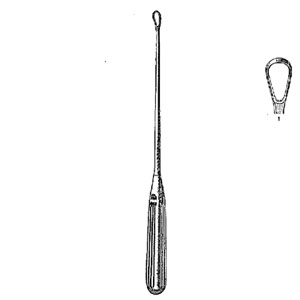 Cucharilla Uterina Sims Aguda 11 Pulg (279 mm) Tamaño 1