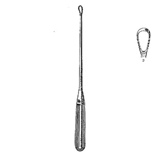Cucharilla Uterina Sims Aguda 11 Pulg (279 Mm) Tamaño 2