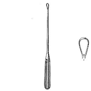 Cucharilla Uterina Sims Aguda 11 Pulg (279 Mm) Tamaño 4