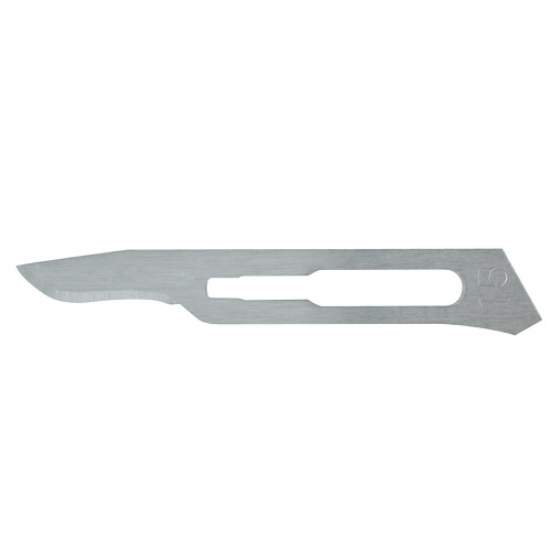 Cuchilla de acero inoxidable para bisturí #15 caja c/100pzs
