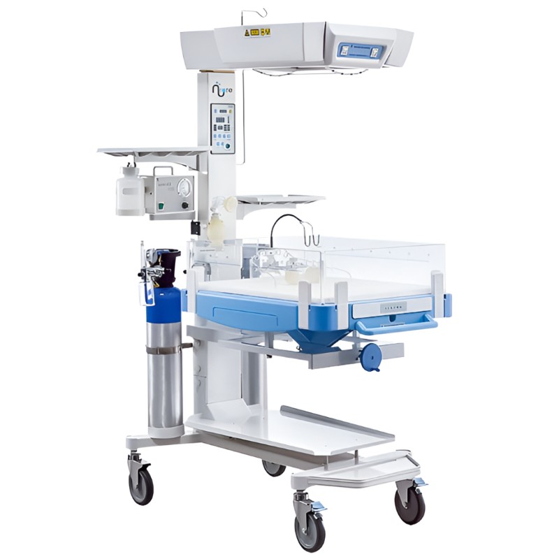 Cuna Termica de Calor Radiante mod. NK-F20 Con Fototerapia y Bolsa de Reanimacion
