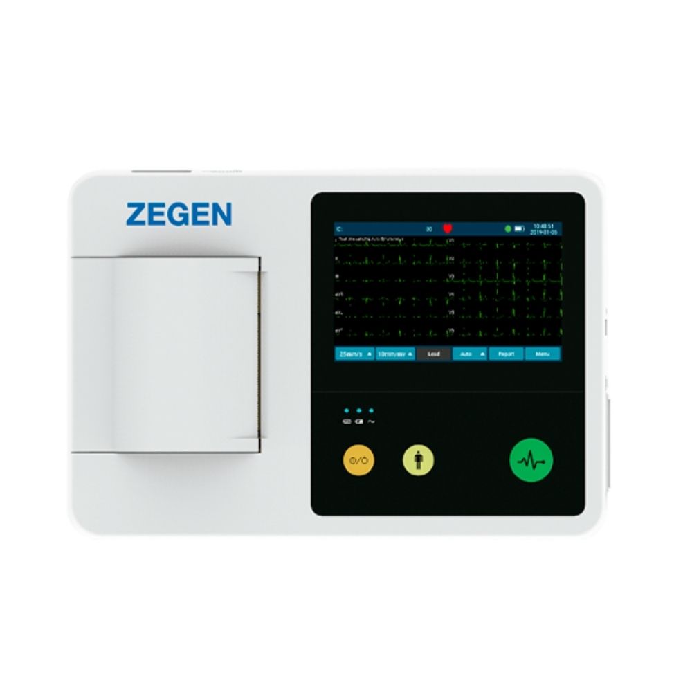 Electrocardiografo de 3 Canales mod. ZGN-30-PRO Pantalla Tactil 5"