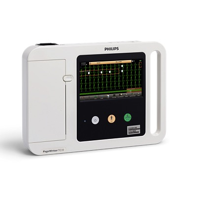 Electrocardiografo multicanal de 12 derivaciones PageWriter mod. TC10 pantalla tactil 7"