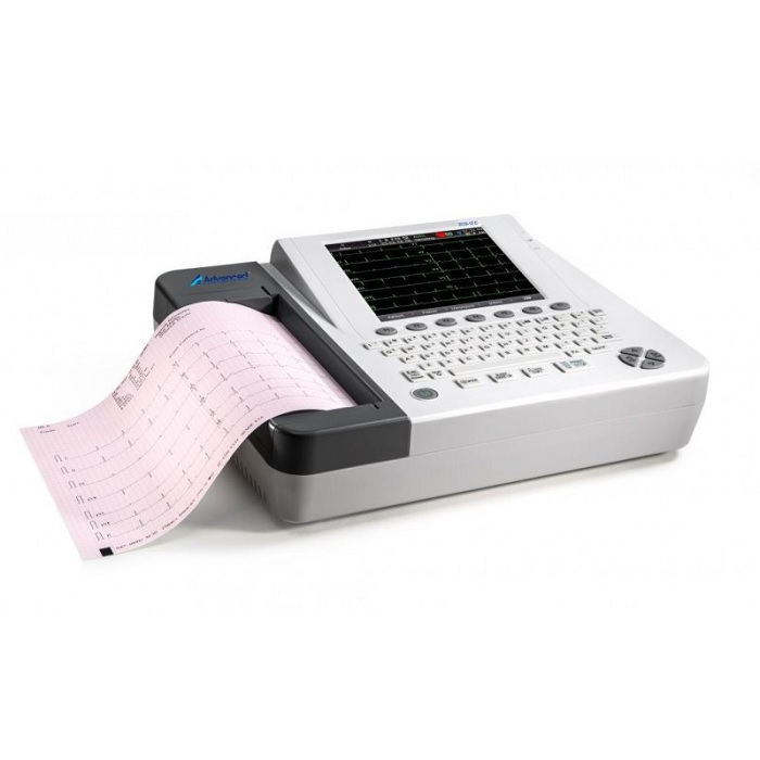 Electrocardiografo de 12 canales mod. ECG-12C pantalla a color