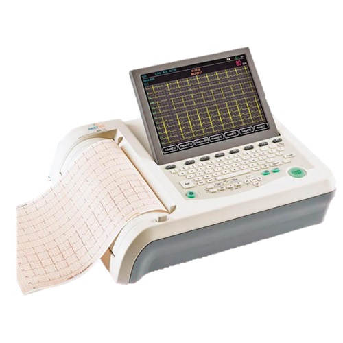 Electrocardiografo de 12 canales mod. EC EM1201 pantalla LCD 10"