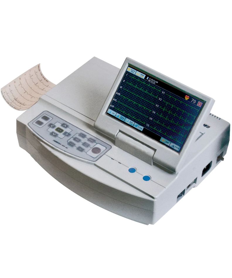 Electrocardiografo Veterinario mod. CARDIPIA 400H VET con Pantalla LCD 7" a Color