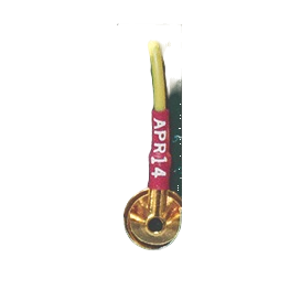 Electrodo copa de oro amarillo para EEG de 122 cm de largo paq. con 10