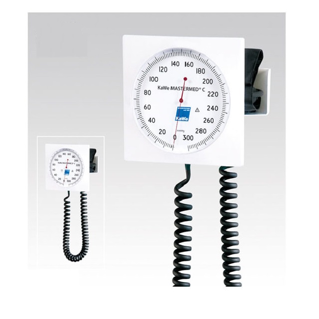 Baumanometro Aneroide KaWe MASTERMED® C, modelo para montaje en pared, brazalete negro