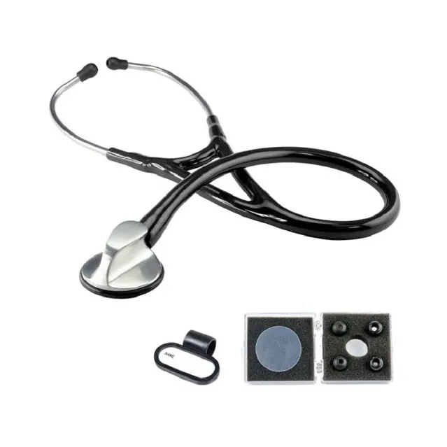 Estetoscopio Top-Cardiology de acero inoxidable, vino 