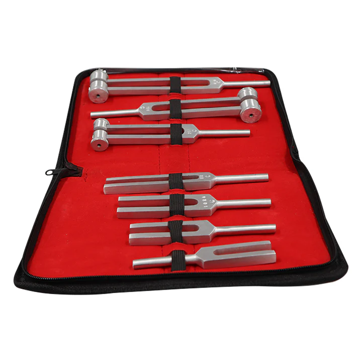 Set de 7 diapasones con estuche