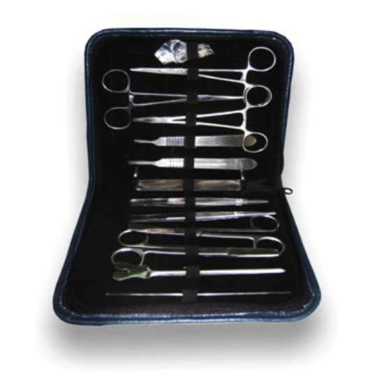 Estuche de diseccion de 13 piezas