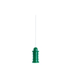 Electrodo de aguja monopolar desechable 38 x .45mm línea Neuro-Line caja c/40 pzas - Verde