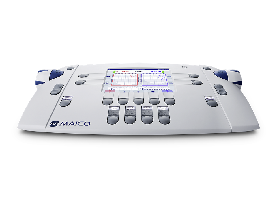 Audiometro de Diagnostico Portatil de 2 canales mod. MA 42 Alta Frecuencia con Software