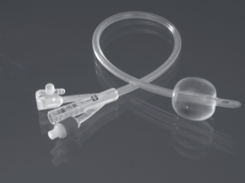 Sonda foley de silicona con balón 2 vias 3cc 