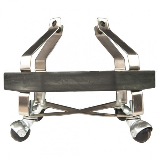[HEL-HL43010] Portacubeta rueda de bola acero inoxidable tipo 430 medidas 23.5x35 cm