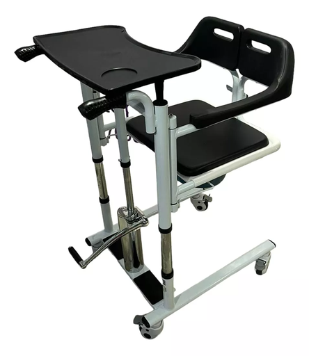 [EKM-EC500301F] Silla comodo de transferencia hidraúlica de acero soporta máximo 136 kg