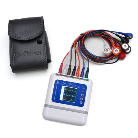 Grabadora de Holter para ECG de 3 canales con display Mod. Cardiovex