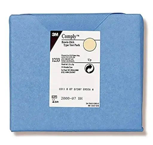 Indicador Químico Bowie Dick Para Autoclaves De Vapor caja c/30