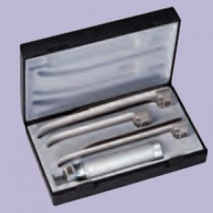 [RIS-7060] Juego de laringoscopios ri-standard Miller 2,7 V, mango pilas tipo C, palas no. 2,3,4