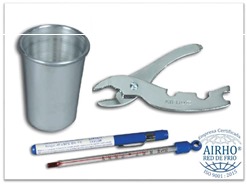 Kit de calibracion para termometro de vastago