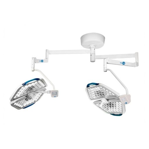 Lampara para Quirofano Doble de Techo mod. PRZ-2-LOW LED 180,000 luxes