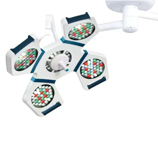 Lampara Verde LED Serie NV3 de 2 Brazos con 120,000 luxes cada una