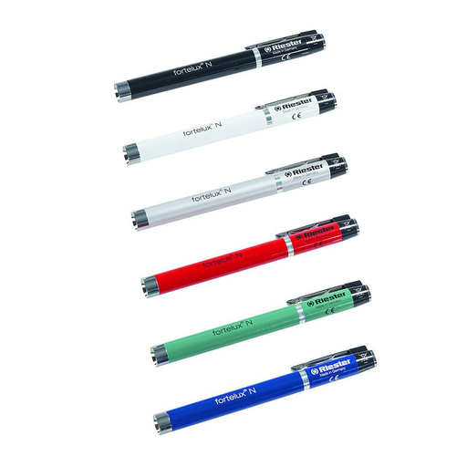 [RIS-5070] Lámpara de bolsillo para examinación fortelux® N, paquete con 6. todos los Colores
