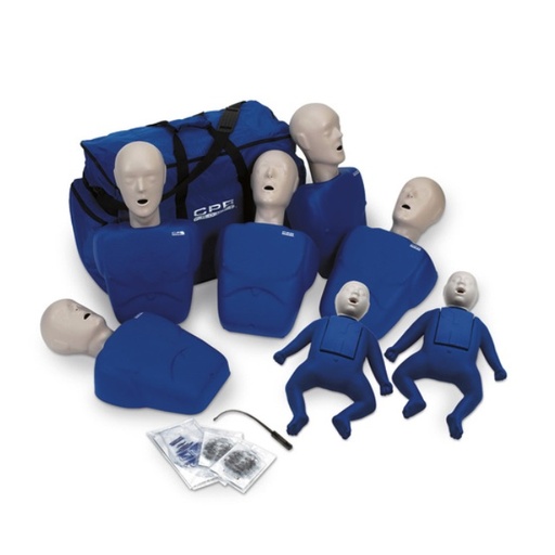 [NAS-LF06700U] Maniquí RCP prompt 7 pack (5 Adultos 2 niños) 