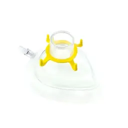 Mascarillas para Anestesia mod. SURE-SEAL® Pediatrica (Amarilla) con Cojin de Aire Con Pivote de Insuflacion, Caja con 20 pzas 