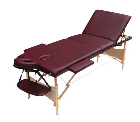 [HCR-M012A] Cama para tratamiento y masaje tres secciones con levanta piernas