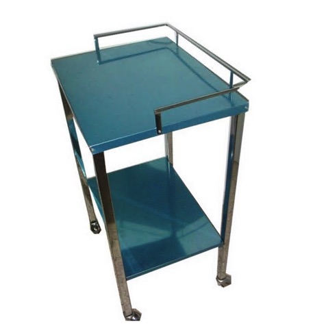 [MMB-TE110] Mesa pasteur sin cajon cromada 40x50x80 cm