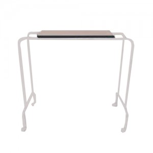 [CIS-5810] Mesa puente para alimentos tubular cromada
