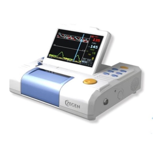 [ZGN-L8-7] Monitor Fetal -tococardiografo- con pantalla de 7" con 3 parametros y un solo transductor