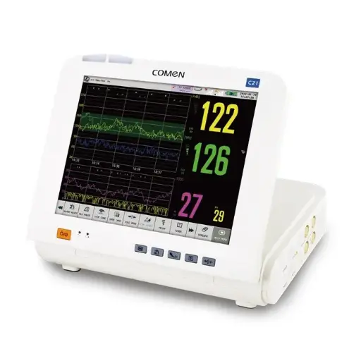 Cardiotocografo - Monitor Fetal Gemelar mod. C21 + FHR2 +Sonda para TOCO