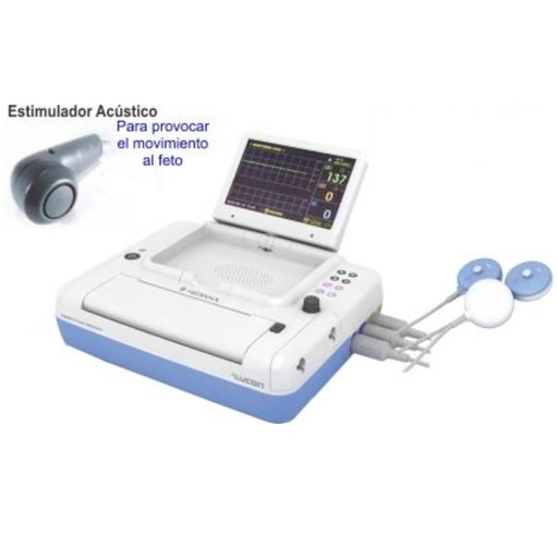 [MEN-FM-20E] Monitor fetal gemelar a color con estimulador fetal
