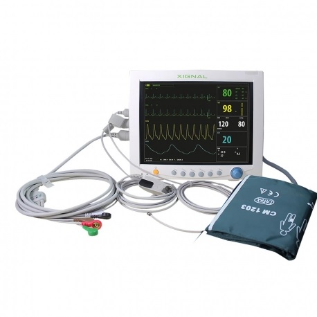 [XIG-M12] Monitor para paciente de signos vitales 12" adulto, pediátrico y neonatal