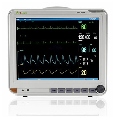 Monitor para paciente pantalla color de 15"  6 parametros con impresora