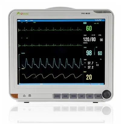 Monitor para paciente pantalla táctil color de 15"  6 parametros sin impresora