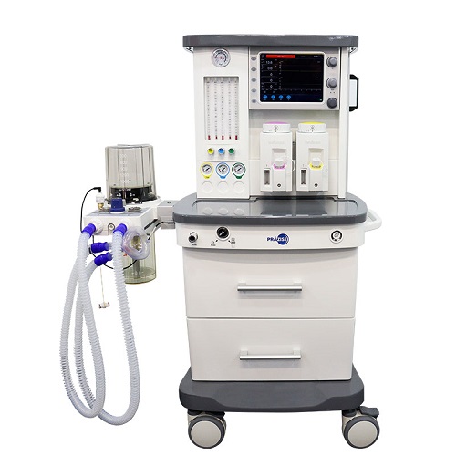[PRZ-6A] Máquina de anestesia 3 gases de 2 vaporizadores pantalla LCD TFT 10.4"