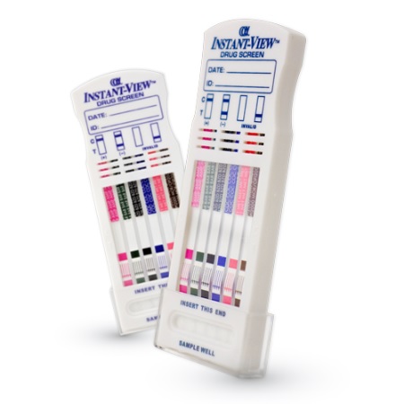 Prueba antidoping 6 drogas en casete (AMP-BAR-BZD-COC-MET-THC) caja con 25 pruebas
