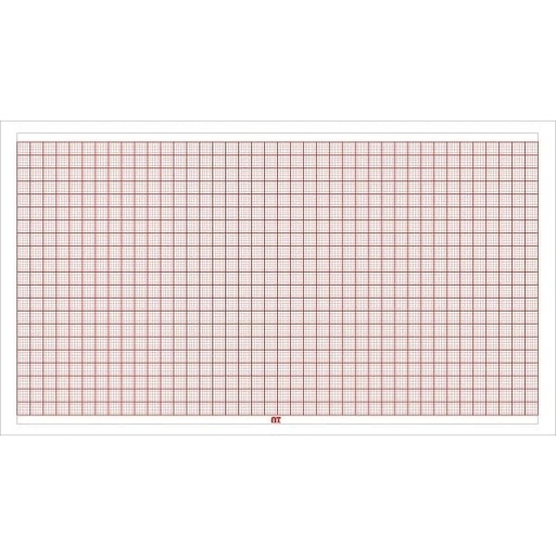 Papel para ECG de 11.2cm x 25m color rojo paquete c/10 rollos
