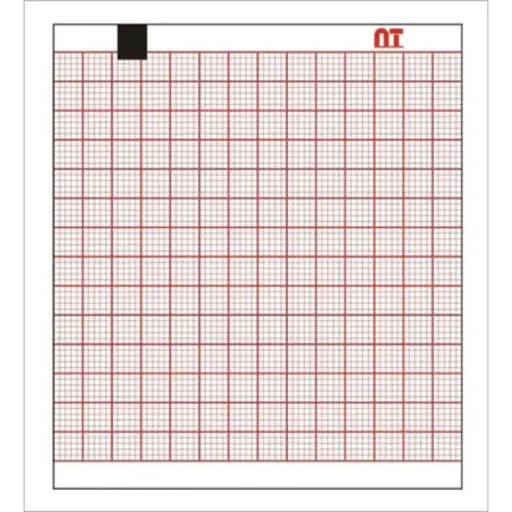 Papel para ECG hoja de 7 x 8cm en "Z" paq. c/315 hojas para Shiller AT-1, caja c/5 paquetes