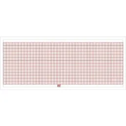 Papel para ECG rollo de 8cm x 30m graficado en rojo c/20 pzs. (SE-3)